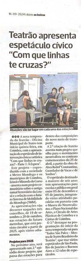 Diário as Beiras, 16 setembro