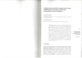 Ladram, não mordem e conhecem o dono: figurações do cão na literatura portuguesa para a infância