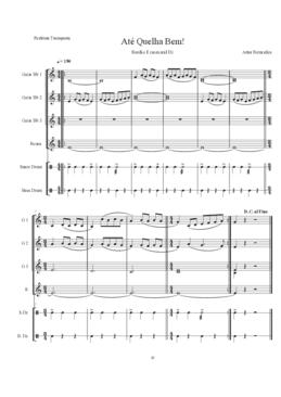 Até quelha bem! - Partitura Transposta
