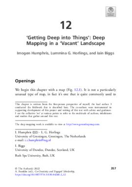 ‘Getting Deep into Things’: Deep  Mapping in a ‘Vacant’ Landscape