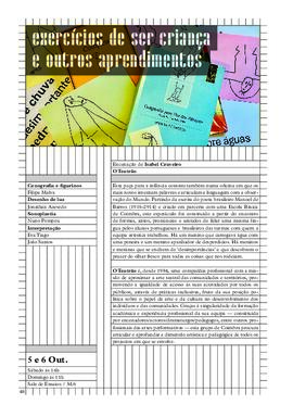 exercicios de ser criança e outros aprendimentosCTA