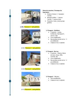 Percurso detalhado do espetáculo "Almalaguês: Espetáculo - caminhada com a comunidade"