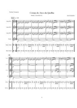 Coisas do Arco da Quelha - Partitura transposta