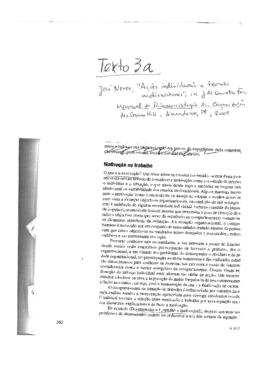 "Ações individuais e teorias motivacionais"- fatores motivacionais no trabalho