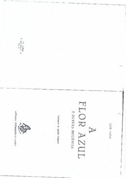 A flor azul e outras histórias