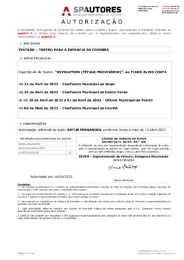 Autorizacao Revolution (Titulo Provisorio)