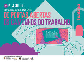 LED Banner - "De Portas Abertas - os caminhos do trabalho"