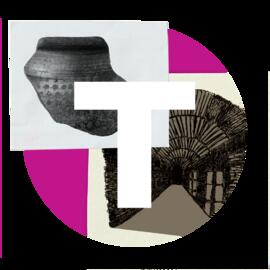 Logótipo do Teatrão personalizado "Viajantes do Tempo"