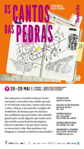 Material de divulgação "Os Cantos das Pedras" - Mailshot