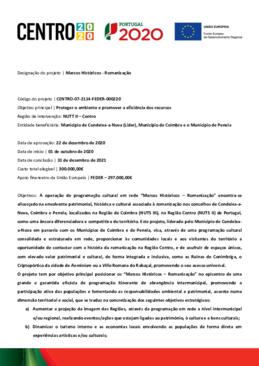 Projeto Marcos Históricos - Romanização