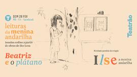 "Beatriz e o plátano" - banner facebook