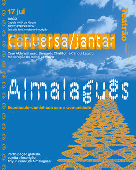 Post do Facebook - conversa/jantar Almalaguês