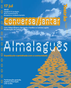 Post de Instagram - conversa/jantar Almalaguês