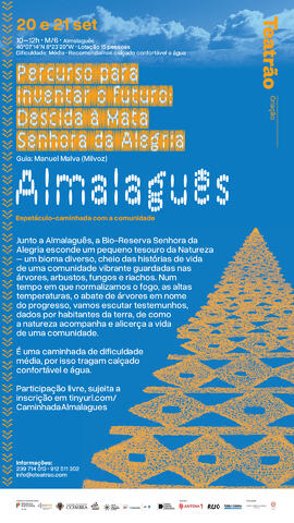 Mailshot -  "Percurso para inventar o futuro: Descida à Mata Senhora da Alegria"