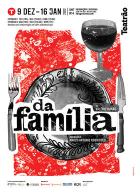 Material de divulgação "da família" - cartaz screen